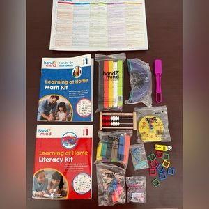 Hand 2 Mind Learning at Home Math & Literacy First Grade Learning Kits